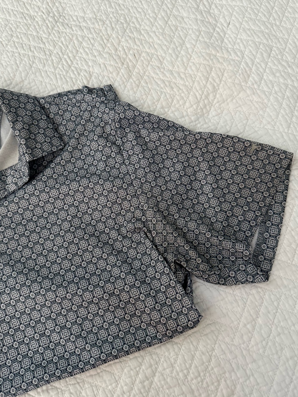 Grand Slam Men's Dark Gray Geometric Dri-Fit Polo Size M Golf Active Athletic - Picture 5 of 10